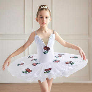 Tutú de Ballet profesional Pancake niños <span class=keywords><strong>blanco</strong></span> Swan Lake Ballet disfraz niños Danse niñas bailarina tutú faldas - Product Image 1