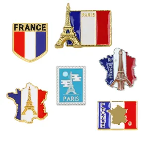 Design Logo 3D Gold-Plated, Needle Metal Customized Hard Enamel Lapel Pin Vintage Souvenir Gift Enamel Badge Brooch/