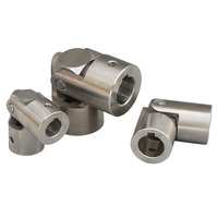 Arbre de transmission à joint universel 42CrMo C45 de haute qualité, finition noircie, alésage 10 mm, longueur 300 mm pour arbre de machine - Marque MIGHTY