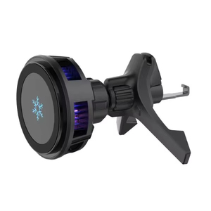 Les acsioires de tlphone RGB quạt làm mát xe hơi di động Air Vent Bracket không dây sạc điện thoại chủ soporte Para celular tự động - Product Image 1
