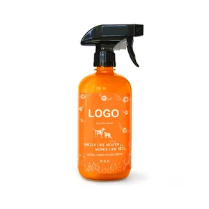 Etichetta privata potente deodorante arancione tappeto rimozione macchie di urina forte eliminatore di odori per animali domestici per cani e gatti