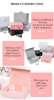 Boîtes cadeaux rigides pliables en papier avec ruban, bon marché, pour vêtements, chaussures, maquillage, sacs à main, emballages en papier