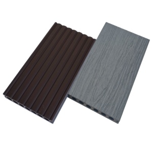 Hot Bán Giảm Giá Lớn Ngoài Trời Co-Đùn WPC Boong Bảng Chống-Trượt Composite WPC Decking 148*23Mm Cho Vườn Hồ Bơi Ban Công - Product Image 1