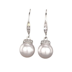 Eleganti Orecchini Pendenti con Perle Finte, Orecchini Chic di Lusso Leggero alla Moda per Donne - Product Image 5