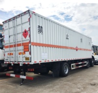 Nuevo Camión de Transporte de Explosivos 8x4 31t Gvw con Alarma de Humo, Sistema Antirrobo y Carrocería de Seguridad con Plataforma Hidráulica