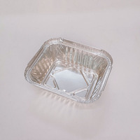 Plat à déjeuner jetable à emporter Plats de buffet Récipient en feuille d'étain avec couvercle Plateau de cuisson en feuille d'aluminium