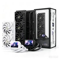 Refroidisseur liquide pour processeur PC Speedy Water Cooling 240/360 mm sans RGB AIO, dissipateur thermique en cuivre et aluminium