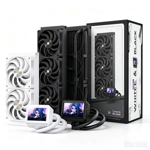 快速水冷电脑 CPU 液体冷却器 240/360mm 无 RGB 多合一铜铝散热器 - Product Image 2