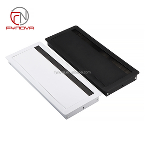 Accessori per Mobili: Organizzatori Cavi Argentati per Scrivanie e Tavoli - Product Image 2