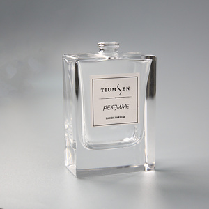 Luxury New Design Screw Type 30ml <strong>50ml</strong> 100ml Empty <strong>Glass</strong> Refill Perfume <strong>Bottle</strong> With Cement Lid - Product Image 4