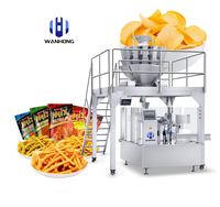 Machine d'emballage automatique haute productivité pour sachets souples en plastique/papier pour aliments (chips de pommes de terre)