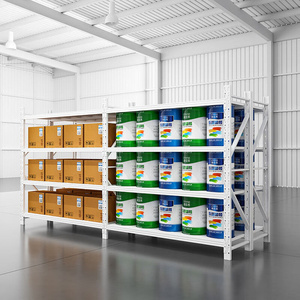 Custom Simple Assemble Adjustable <b>Storage</b> Shelves Multipurpose Wholesale for Warehouse <b>Workshop</b> Supermarket Commercial Use - Product Image 3