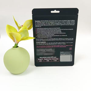 Pochette en plastique PE acide alcaline personnalisée à déchirure facile Pochette debout Sac à fermeture éclair pour engrais de fleur d'orchidée - Product Image 3