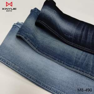 8 + 8*12 tela vaquera elástica tejida azul + 95/2/3 algodón/poliéster/Spandex 8 + 8*12 tela vaquera elástica tejida azul - Product Image 3