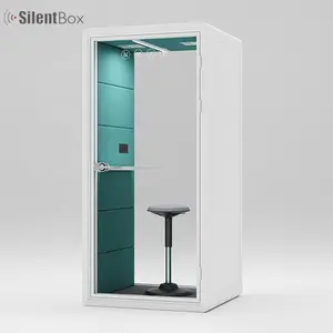 Movable silence sound proof acoustic booth for office meeting office pod sound-isolated lounge space single phone booth