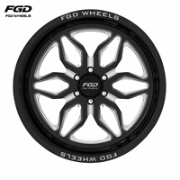 Jantes forgées polies FGD 20x10 22x12 22x14 24x12 24x14 à déport profond, 6, 8, 10 trous, 6x139.7 6x5.5 8x6.5 8x180 pour pick-up