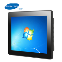 Panel PC Táctil Industrial Integrado de 10.4" TFT LCD J6412 1024 X 768 400 Cd/m2 Capacitivo Resistivo Sin Ventilador IP65 de Montaje Empotrado