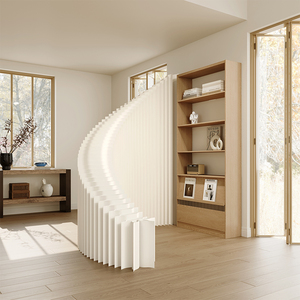 Thiết kế đơn giản gấp phân vùng tường với ánh sáng kraft giấy tổ ong phòng Divider cho công bằng cửa hàng triển lãm phòng khách trang trí nội thất - Product Image 1