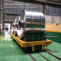 Chariot de transfert automatique intelligent à guidage sur rail (RGV) pour la manutention de palettes en usine et atelier