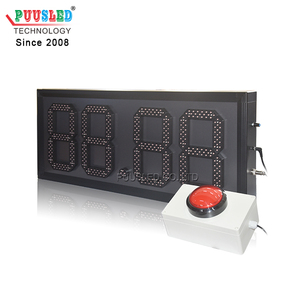 PUUSLED Game pesta tantangan 10 detik <span class=keywords><strong>Timer</strong></span> Game LED 7 segmen Digital jam hitung merah dengan tombol mulai berhenti - Product Image 4
