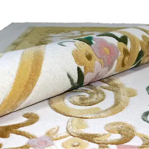定制方形欧式客厅地毯美式卧室纺织品家用加厚防滑地毯