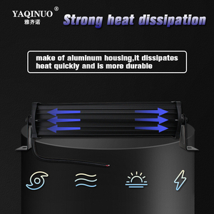 Barres lumineuses LED, feux tout-terrain, 72 W, haute luminosité, 12 V, 24 V, feux LED de voiture pour Grand Cherokee Wrangler JK, véhicule, camion, lampe LED - Product Image 6