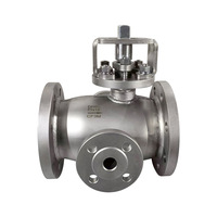 Vanne à boisseau sphérique DN80 manuelle, haute température, à bride, monobloc, isolée sous enveloppe, en acier inoxydable 304, OEM, pour applications chimiques