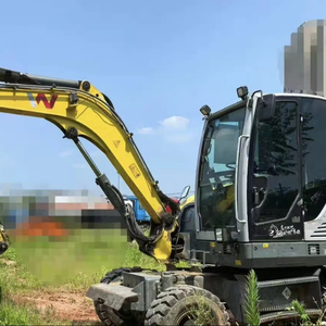 2021 Mini Elétrico 65W Quase Brand <span class=keywords><strong>New</strong></span> Escavadeira Escavadeira Usada Digger Escavadeira Original Motor Rodas para Wacker Neuson - Product Image 1
