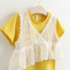 Vêtements indiens en gros, motif tricoté, short à fleurs pour fille, ensemble - Product Image 3