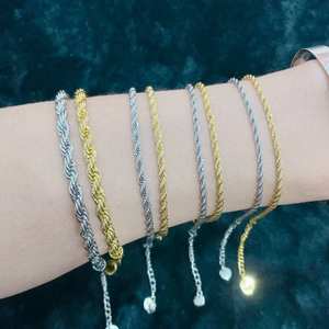 FM-JDT0626 Pulsera Bonita de Alta Calidad con Diseño de Palmera/Cereza/Hongo, Colorida, con Baño de Oro/Plata sobre Cobre, Ajustable - Product Image 5