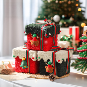 <span class=keywords><strong>2025</strong></span> sáng tạo sang trọng cao cấp Kẹo cứng trong hộp quà Tặng vải đỏ bán buôn từ nhà máy cho quà tặng giáng sinh hộp kẹo giáng sinh - Product Image 1