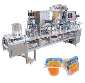 Máquina de llenado y sellado de vasos de agua Mineral de 500ml, cono de helado y champú/conos de Gel, volúmenes de líquido viscoso, componentes centrales PLC - Product Image 4