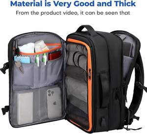 Expandable Carry on Travel <b>Backpack</b> for Airplanes-35L <b>Flight</b> Approved Business Weekender Bag for Men Women - Product Image 2