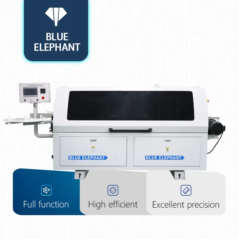 E-50 Linha Reta Edge Banding Machine 5 Funções Automático Pré-Fresagem Máquina De Corte Para Produção De Móveis