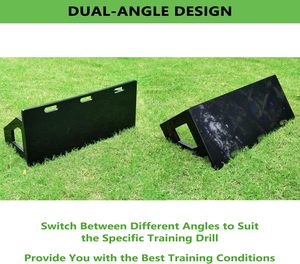 Kustom portabel tahan benturan Rebounder Board lipat peralatan latihan sepak bola dibuat papan bouncing - Product Image 4