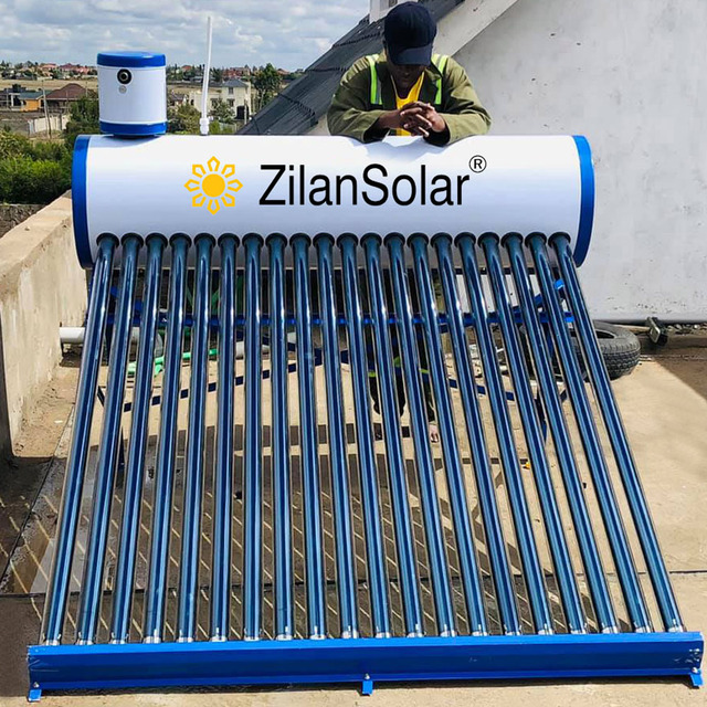 200liters Tilted Roof Solar Water Heater with Feeding tank