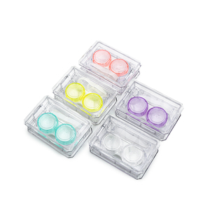 Estuche de Almacenamiento para Lentes de Contacto de Color, a Prueba de Fugas, con Herramientas para Colocar y Retirar las Lentes, en Color Macarrón - Product Image 1