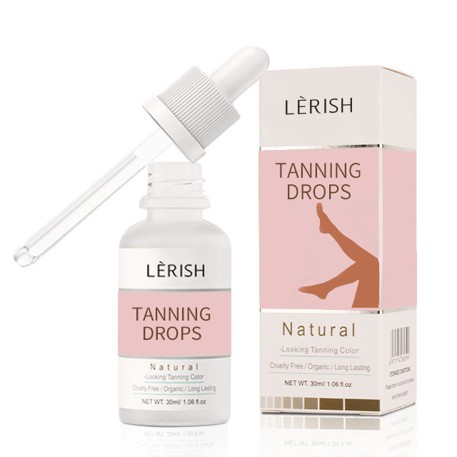 LERISH Top 1 вишневый цвет для тела, лица, самозагара, капли, самозагар, имитация загара, сыворотка, частная этикетка, низкая цена