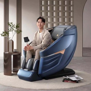 Jingdian Massage Chair Full Body 3D <b>Robotic</b> Arm SL Guide Rail Blue Home Use - Product Image 4