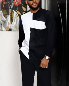 KJ S-5XL setelan Jogging baru 2026 pakaian tren kasual pakaian olahraga baju olahraga T Shirt + celana panjang 2 potong baju olahraga pria - Product Image 2