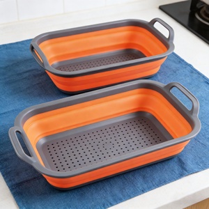 Panier de rangement pliable et réglable en silicone, robuste et multifonctionnel, pour la vente en gros - Product Image 5