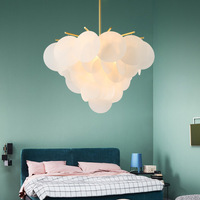 Lustre suspendu LED contemporain nordique à anneau doré en fer et acrylique, réglable en hauteur, blanc chaud, dimmable, taille moyenne, pour salon