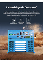 Maquinaria industrial Mini PC sin ventilador con núcleo I5/I7/I9 Mini PC para automatización Aplicaciones al aire libre Chasis industrial