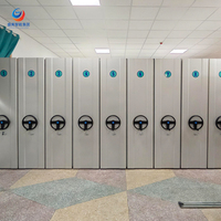 Sistema de Estanterías Móviles Compactas de Acero Industrial, Estante de Almacenamiento Resistente para Almacén, Oficina, Unidad de Archivo
