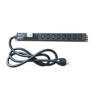 Disjoncteur en alliage d'aluminium Orient à 8 ports 250V 30A avec prise L6-30P et 6 prises C13 pour rack de serveur