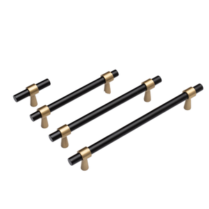 Luxury Modern Solid Brass Rectangle Furniture Handles <b>Knobs</b> <b>Dresser</b> Cabinet Drawer Wardrobe-Durable Easy Installation YQ Brand - Product Image 1