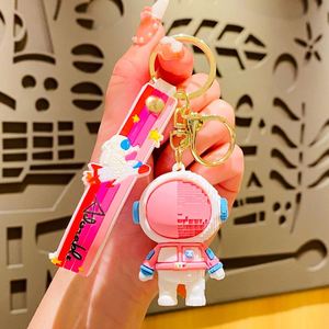 Kawaii Bag Car Pendant <b>Key</b> <b>Chain</b> Ring Keyring Creative Cute Cartoon 3D Doll Soft PVC Negative Keychain - Product Image 5