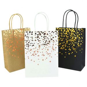 Sacs en papier kraft blanc personnalisés KM 2024 avec logo imprimé et poignée - Product Image 2