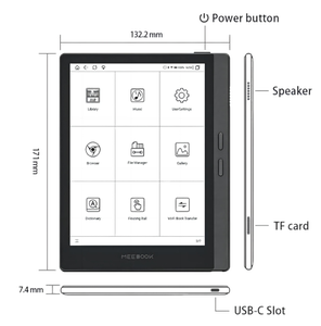 Disponible en France et à l'étranger avec un écran E-reader Android 11 haute définition de 6,8 pouces, deux couleurs, WIFI doux - Product Image 4