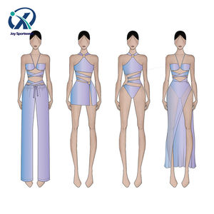 Fabricante de Roupas OEM Impressão de Logo Vestido Casual Feminino Personalizado para Férias na Praia e Roupas de Banho - Product Image 1